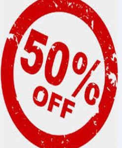 discount 50 percent off books 260x340